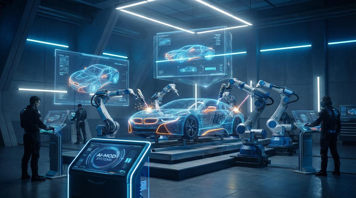 小马拉大车AI改装汽车视频